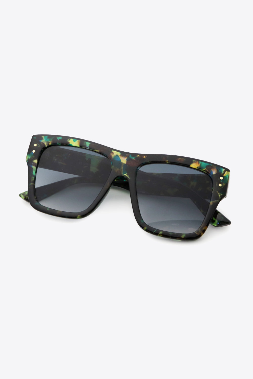 UV400 Patterned Polycarbonate Square Sunglasses - adritiX