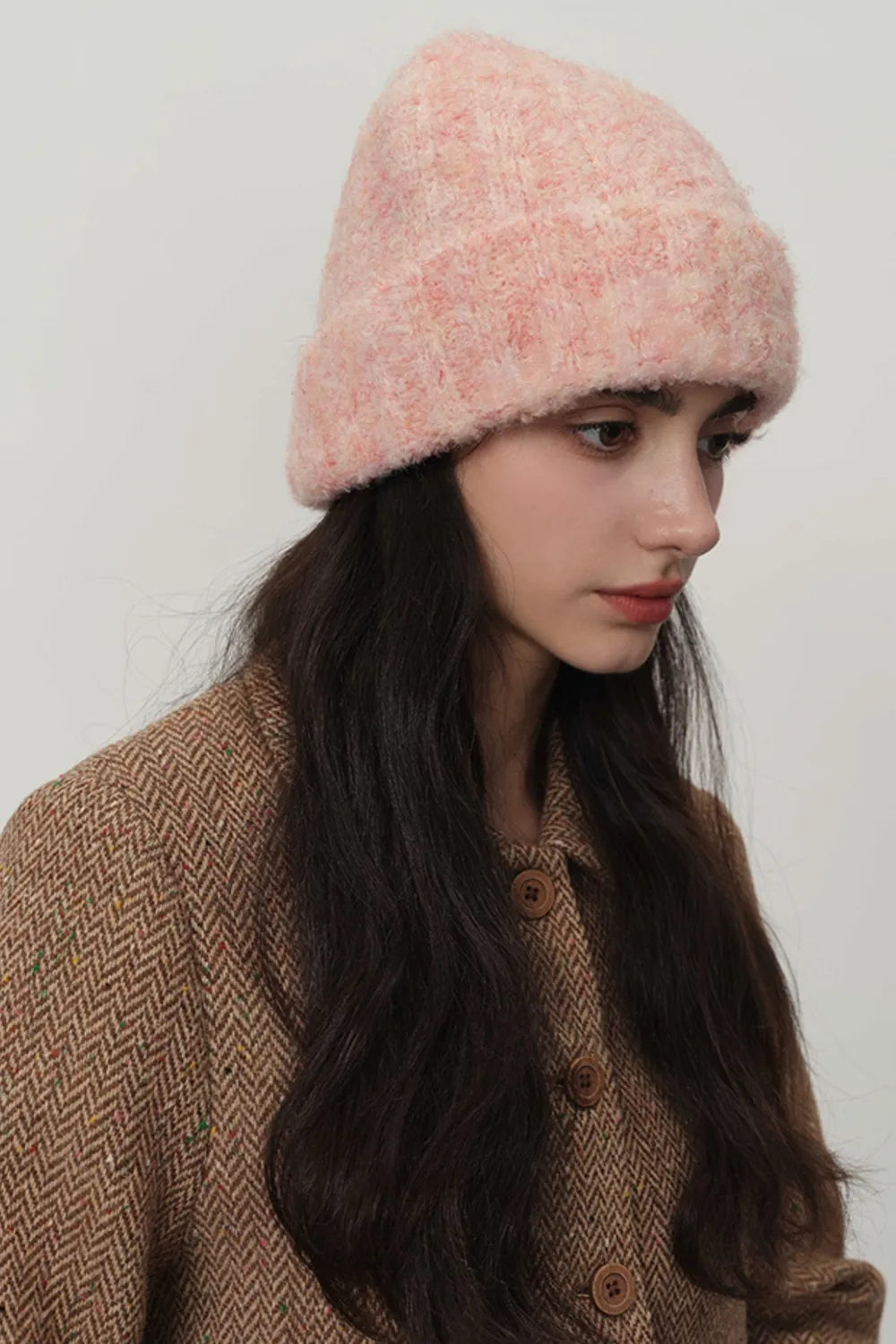 Solid Color Thermal Knit Hat - adritiX