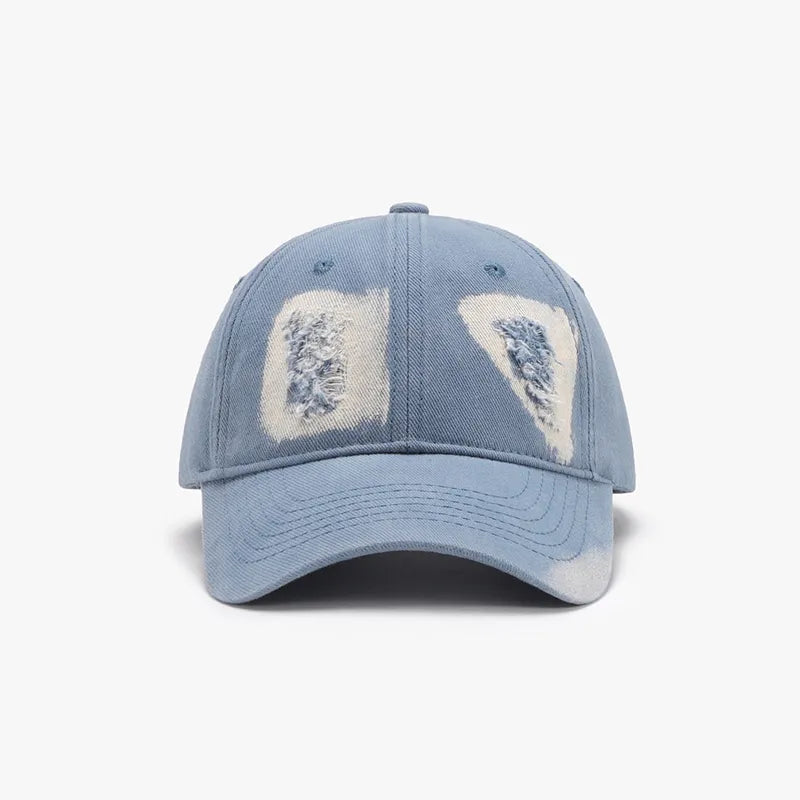 Distressed Cotton Baseball Cap - adritiX