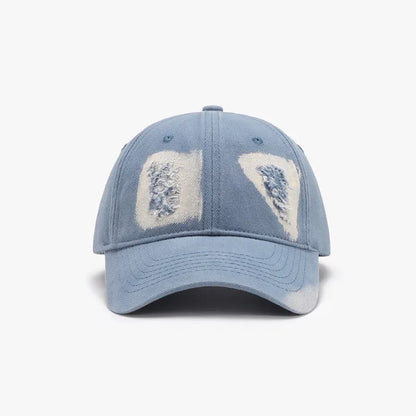 Distressed Cotton Baseball Cap - adritiX