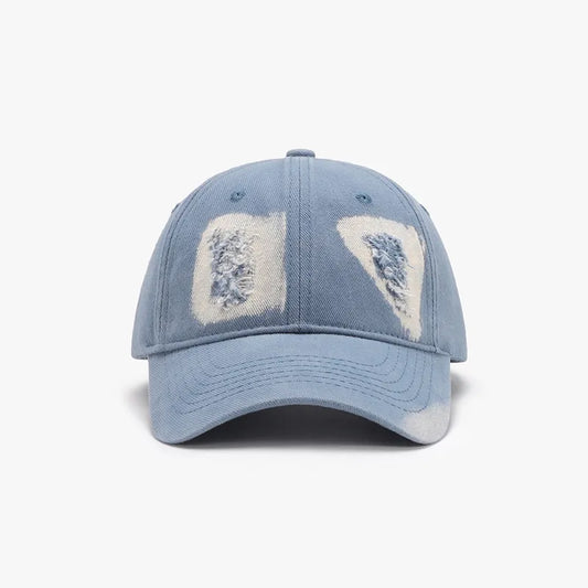 Distressed Cotton Baseball Cap - adritiX