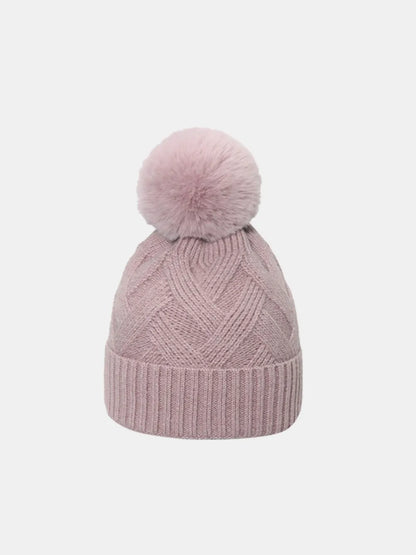 Roll Rim Hat with Pompom - adritiX