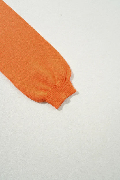 THANKSGIVING Round Neck Dropped Shoulder Sweater - adritiX