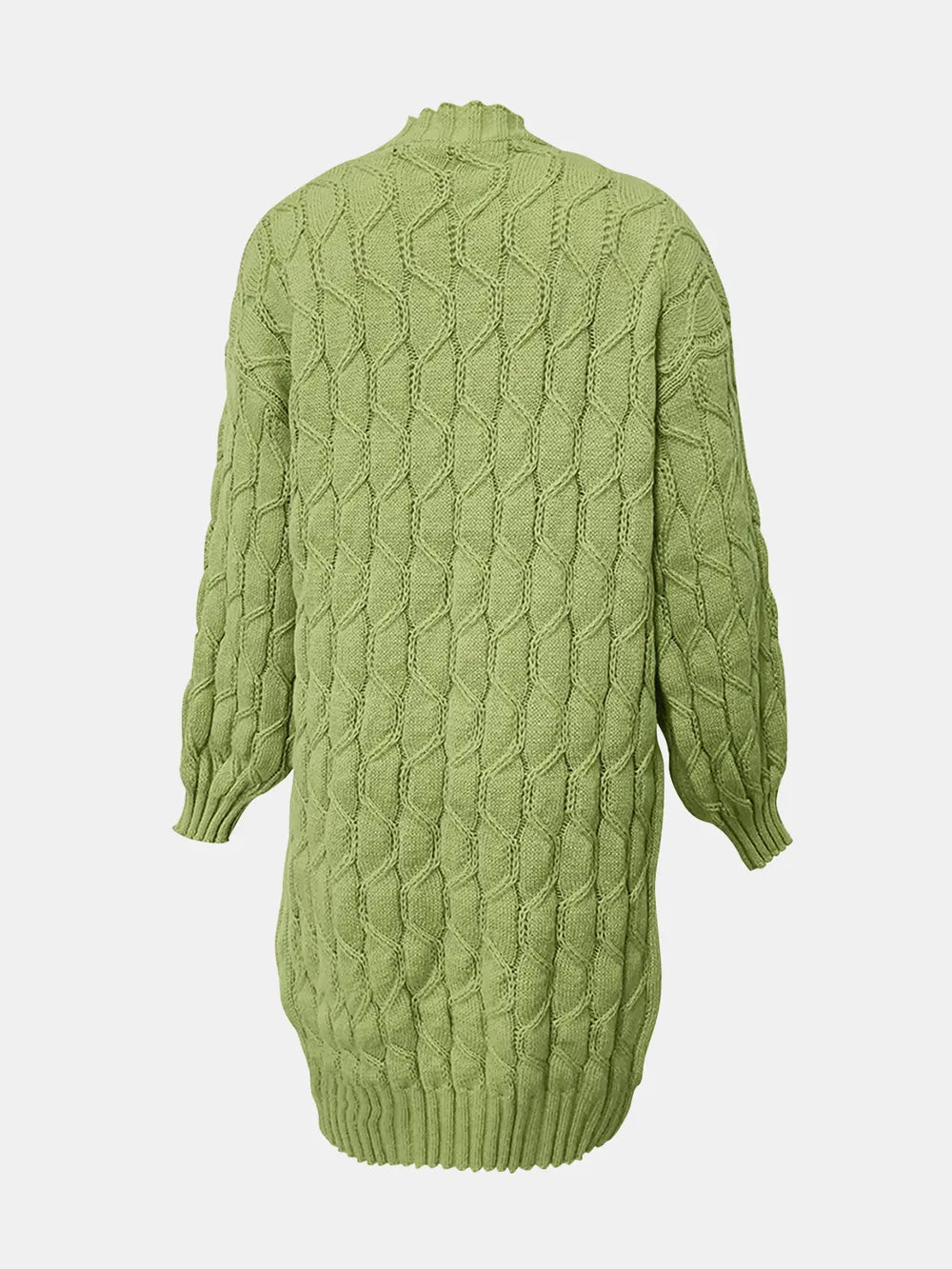 Open Front Long Sleeve Cardigan - adritiX