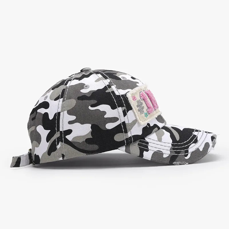 Letter Adjustable Cotton Baseball Cap - adritiX