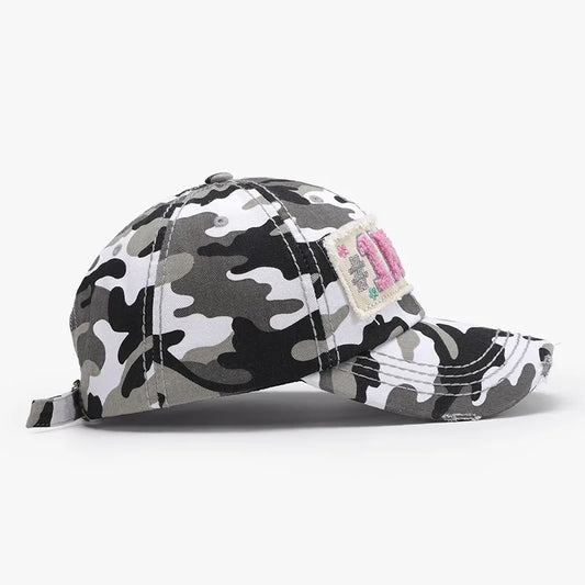 Letter Adjustable Cotton Baseball Cap - adritiX