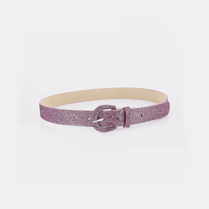 Sequin PU Leather Belt - adritiX