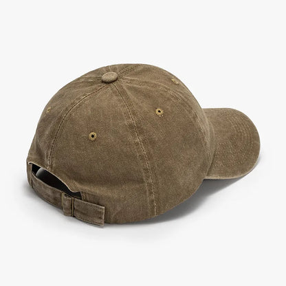 Washed Curved-Brim Baseball Cap - adritiX