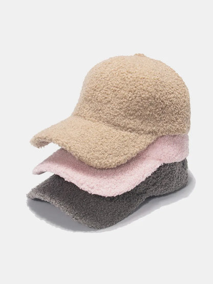 Sherpa Solid Color Baseball Cap - adritiX