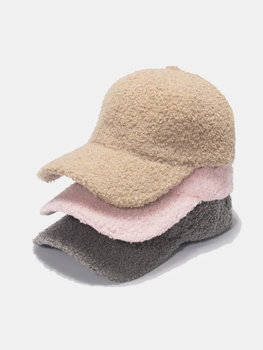 Sherpa Solid Color Baseball Cap - adritiX
