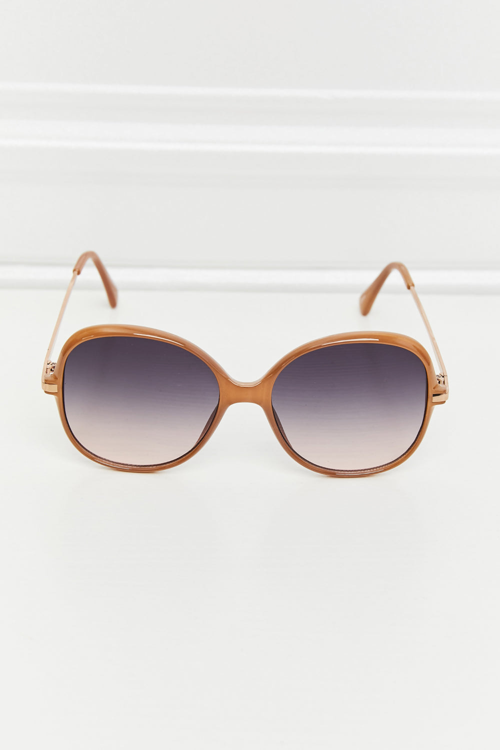 Metal-Plastic Hybrid Full Rim Sunglasses - adritiX