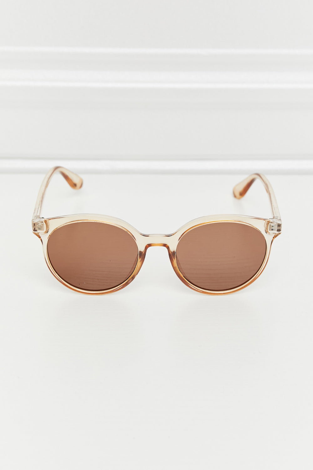 Round Full Rim Polycarbonate Frame Sunglasses - adritiX