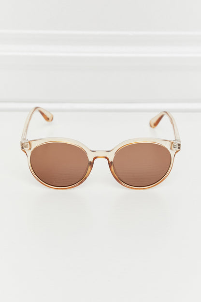 Round Full Rim Polycarbonate Frame Sunglasses - adritiX