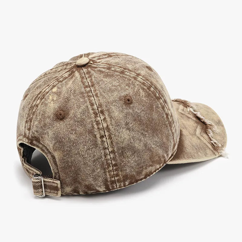 Fringe Adjustable Cotton Baseball Cap - adritiX