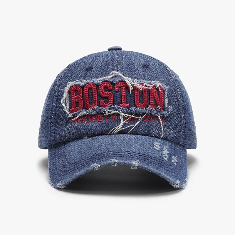 Letter Adjustable Cotton Baseball Cap - adritiX