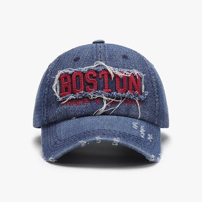 Letter Adjustable Cotton Baseball Cap - adritiX