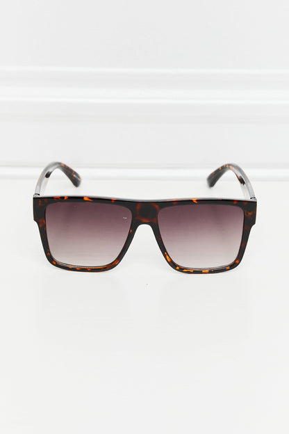 Tortoiseshell Square Full Rim Sunglasses - adritiX