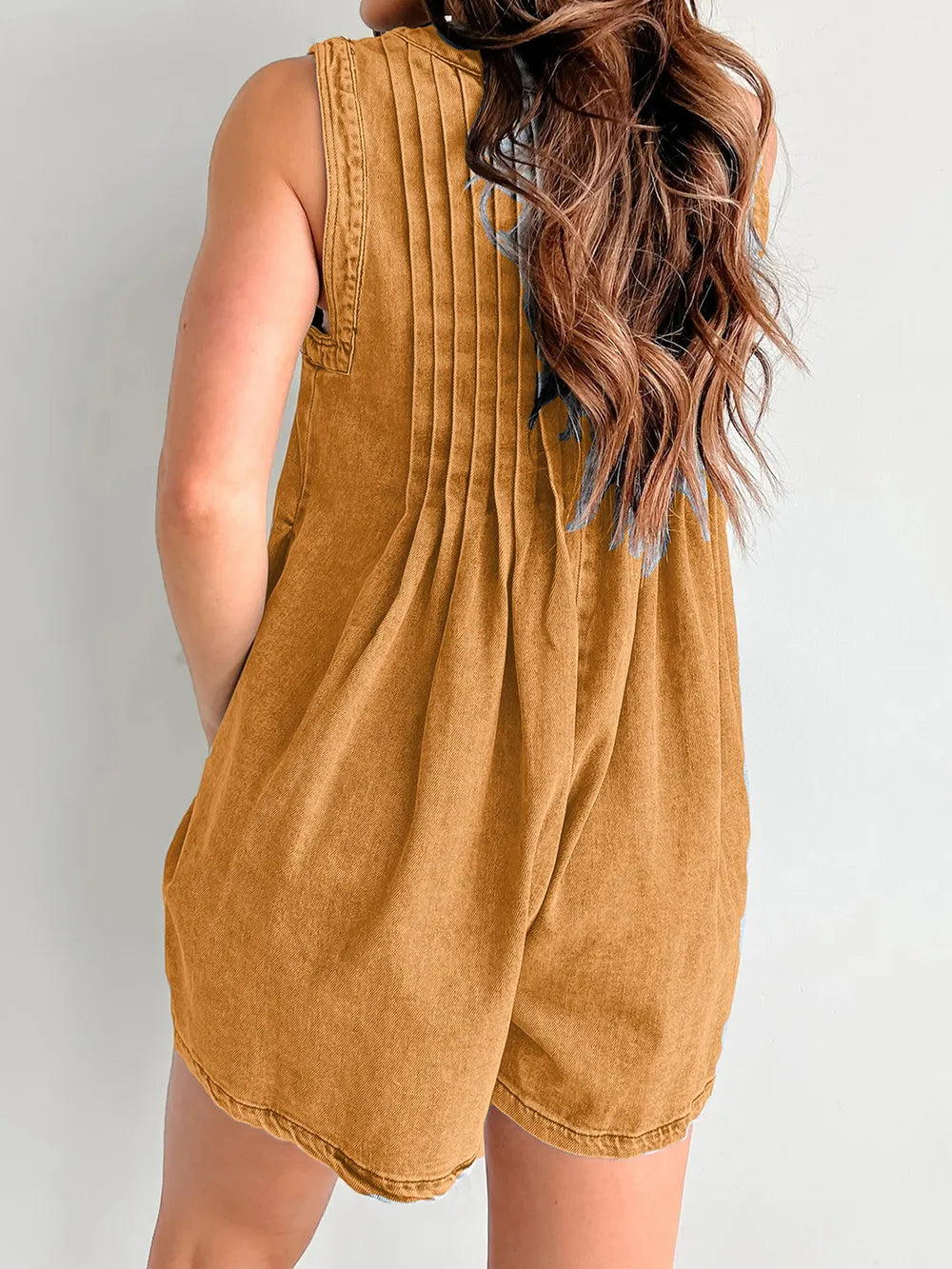 Elegant Tied Romper with Pockets - adritiX