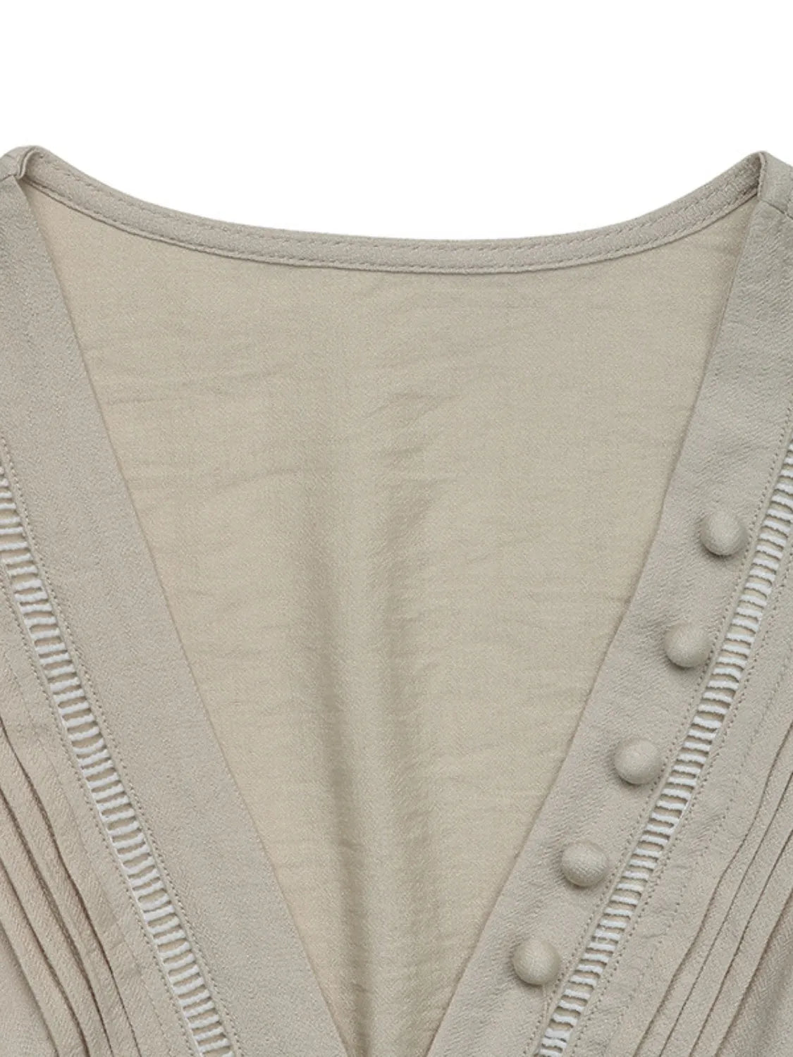 V-Neck Sleeveless Midi Dress - adritiX