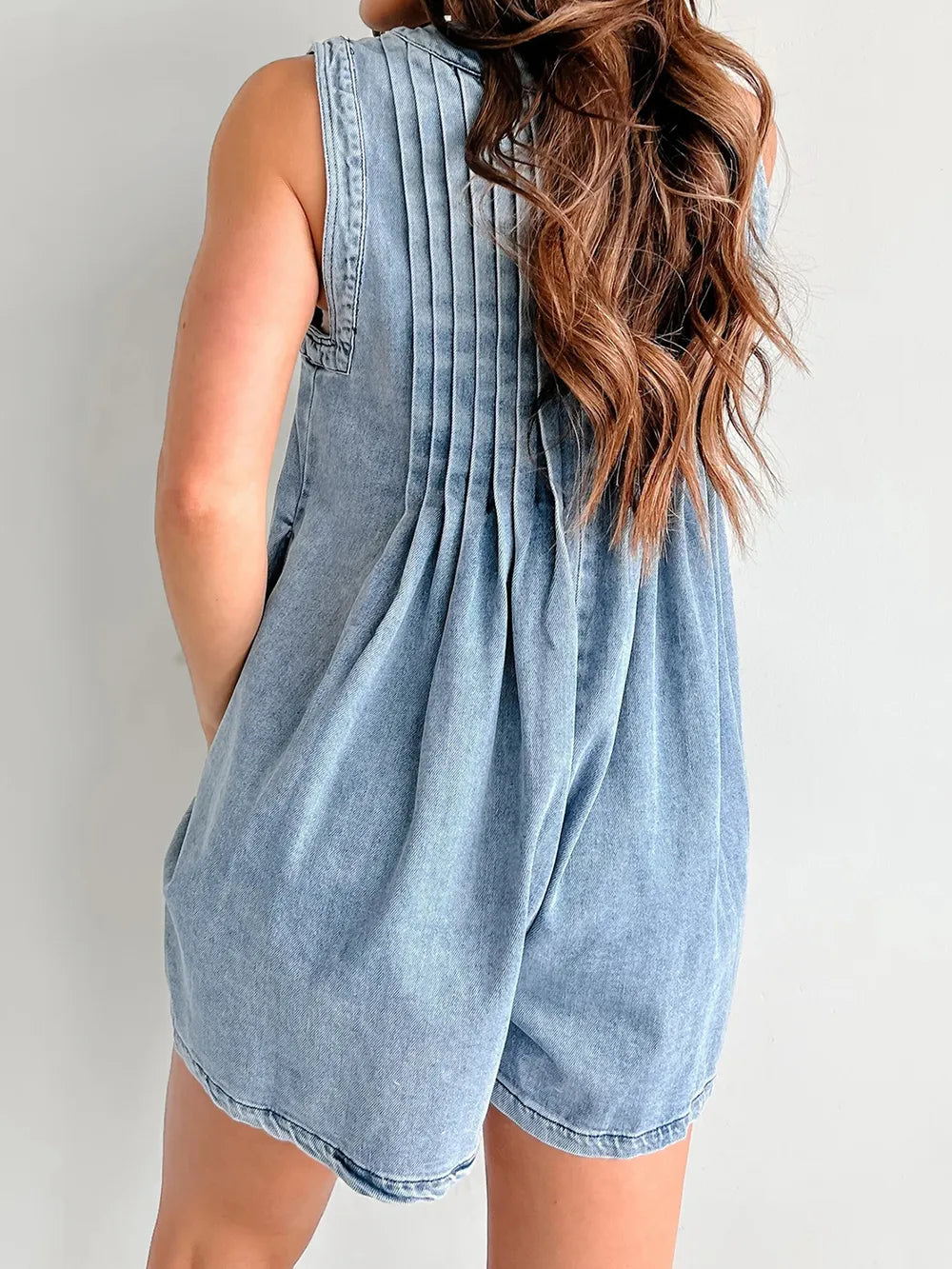 Elegant Tied Romper with Pockets - adritiX