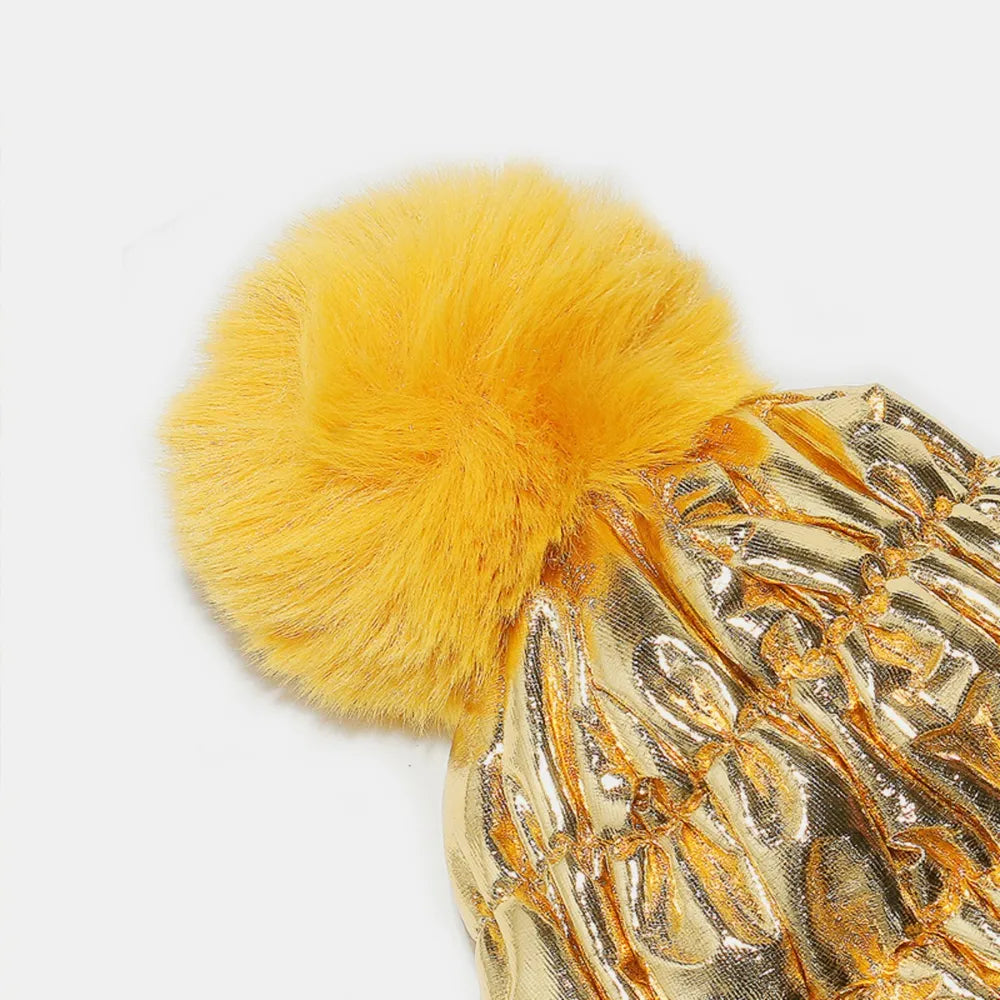 Thermal Knit Hat with Pompom - adritiX