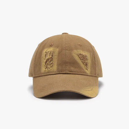 Distressed Cotton Baseball Cap - adritiX