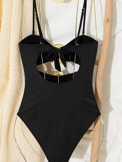 Cutout Sweetheart Neck One-Piece Swimwear - adritiX