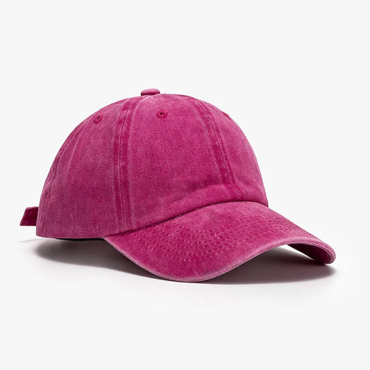 Washed Curved-Brim Baseball Cap - adritiX