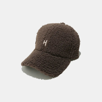 Sherpa Letter H Embroidered Cap - adritiX