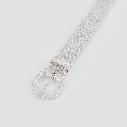Sequin PU Leather Belt - adritiX