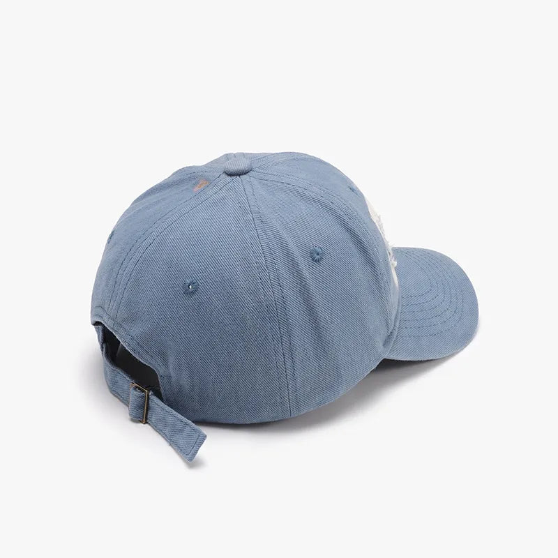 Distressed Cotton Baseball Cap - adritiX