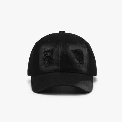 Distressed Cotton Baseball Cap - adritiX