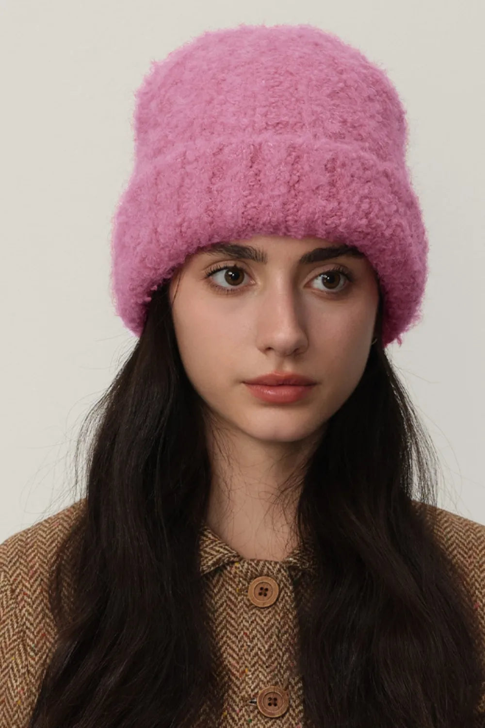 Solid Color Thermal Knit Hat - adritiX