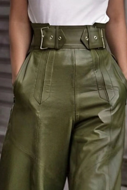 Bold & Beautiful High Waist Wide Flare Pants for Effortless Style and Comfort - adritiX