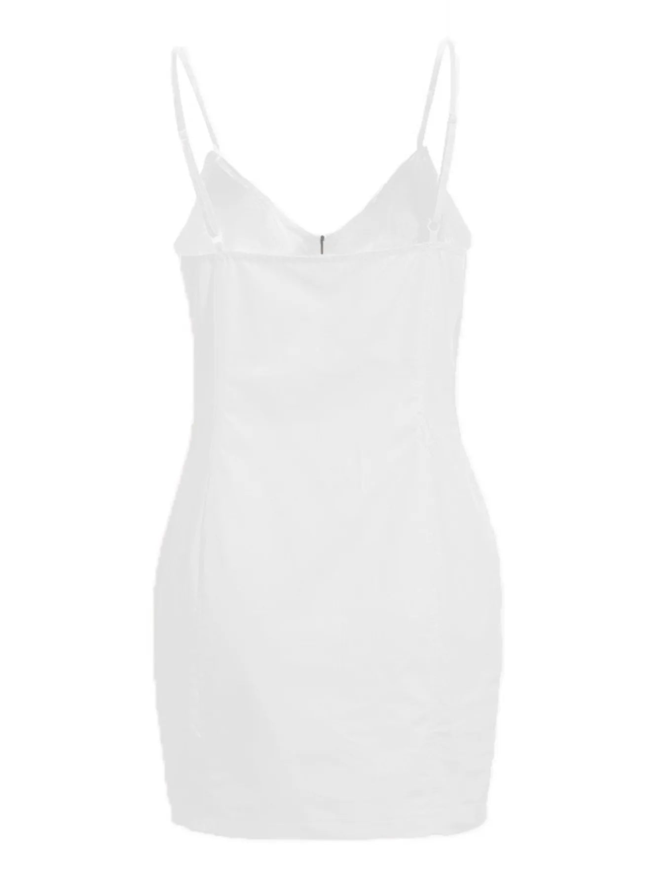 Full Size Zip-Front Bodycon Mini Dress Plus Size - adritiX