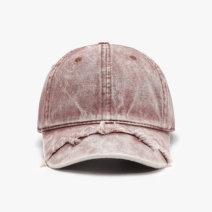 Fringe Adjustable Cotton Baseball Cap - adritiX