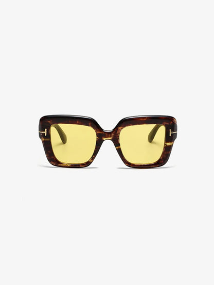 Polycarbonate Frame Square Sunglasses - adritiX