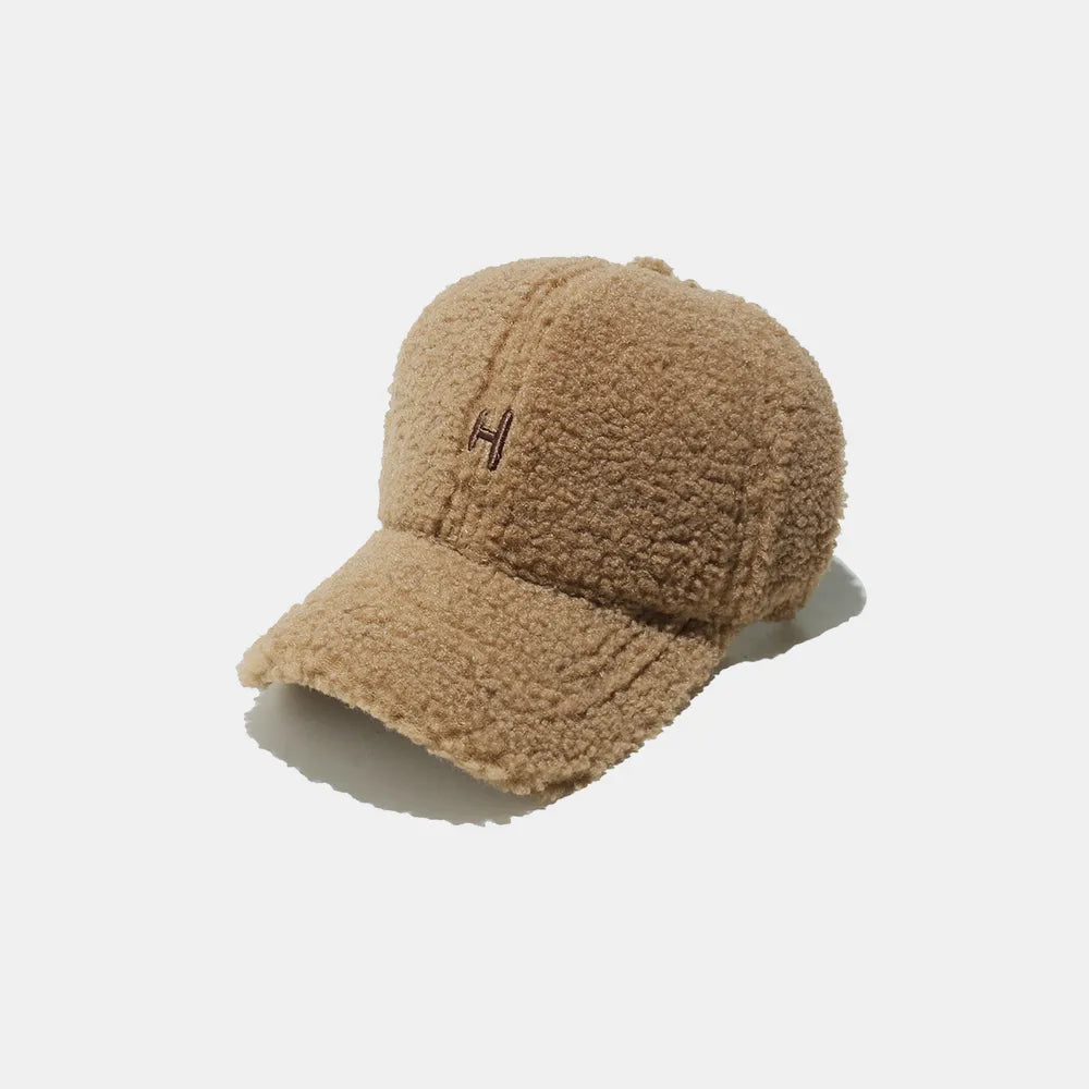Sherpa Letter H Embroidered Cap - adritiX