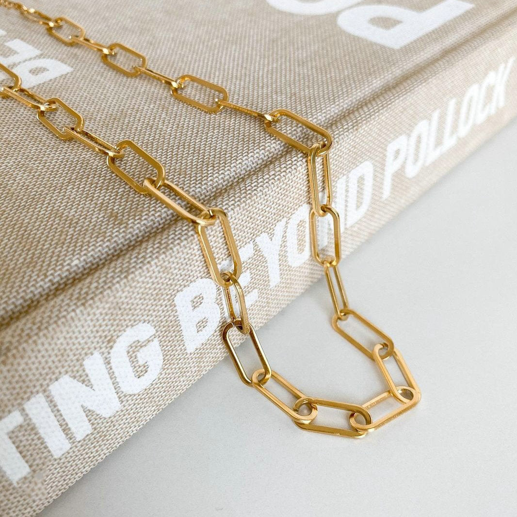 Thick Clip Chain Necklace - adritiX