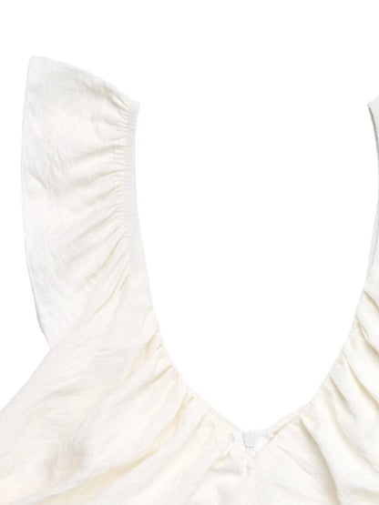V-Neck Sleeveless Tiered Dress - adritiX