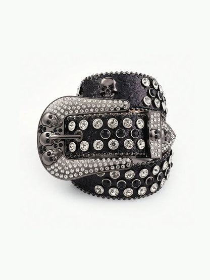 PU Leather Skull Belt - adritiX