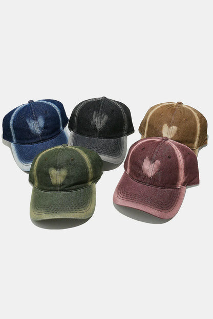Heart Cotton Baseball Cap - adritiX
