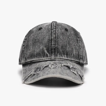 Fringe Adjustable Cotton Baseball Cap - adritiX