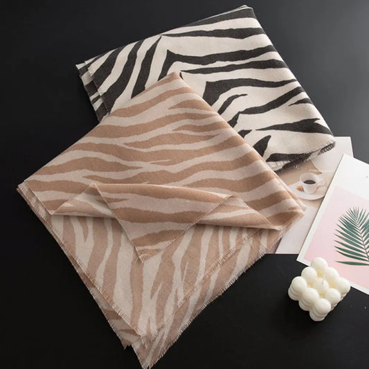Animal Print Polyester Scarf - adritiX
