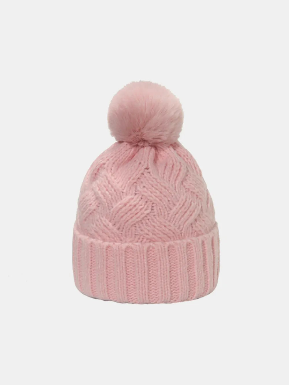Roll Rim Cable-Knit Hat - adritiX