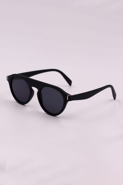 3-Piece Round Polycarbonate Full Rim Sunglasses - adritiX