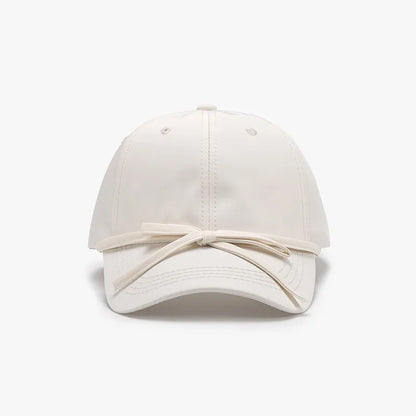 Tied Bow Cotton Baseball Cap - adritiX