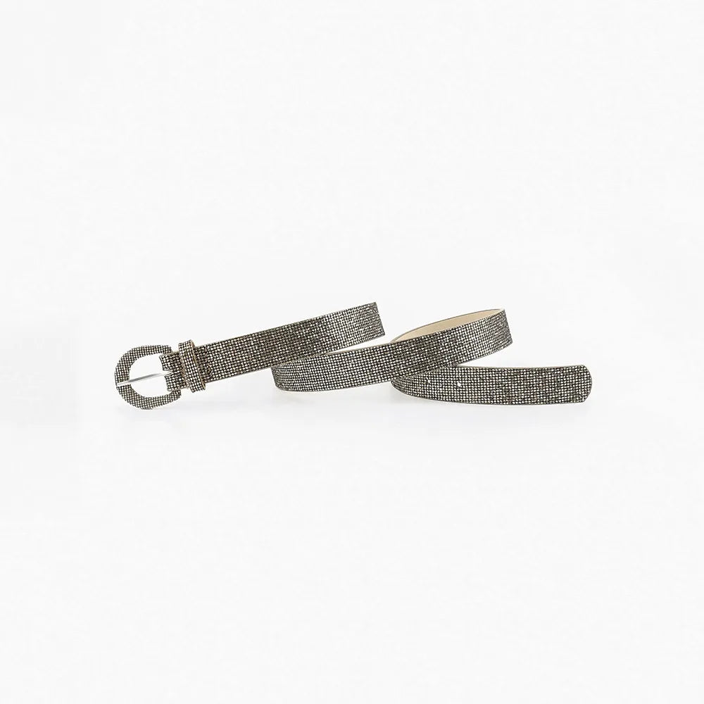 Sequin PU Leather Belt - adritiX