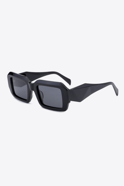 Rectangle TAC Polarization Lens Full Rim Sunglasses - adritiX