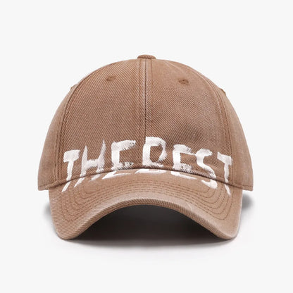 Letter Adjustable Baseball Cap - adritiX